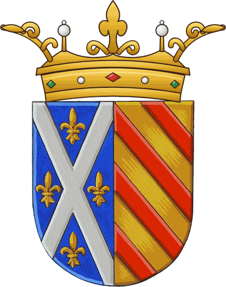 Armas de D. António: Amaral (de Touriz) e Botelho / Arms of D. António: Amaral (de Touriz) and Botelho